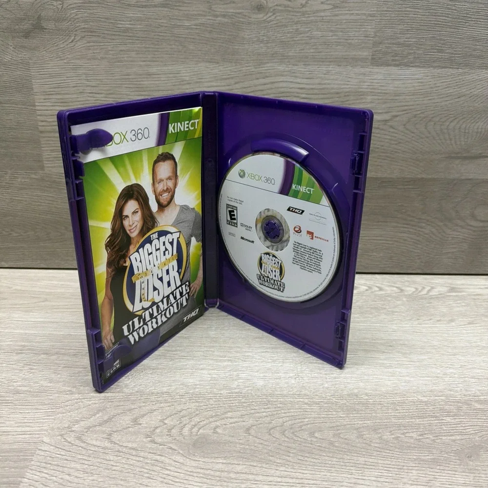 Lot Of 6 Xbox 360 Kinect Games: Defiance, Game Party, The Biggest Loser, Wipeout